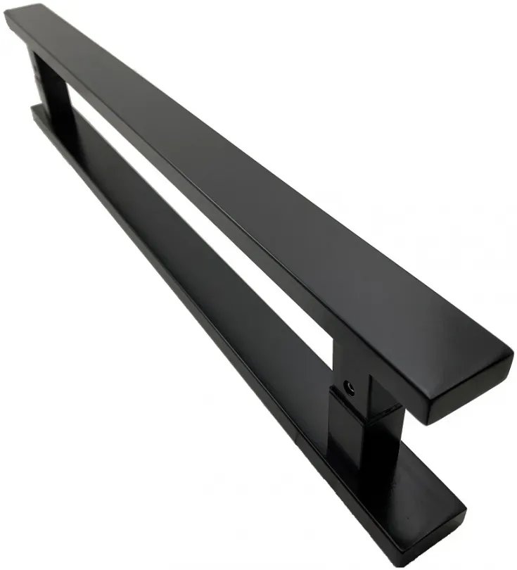 PUXADOR PARA PORTA DUPLO PLANO EM AÇO INOX